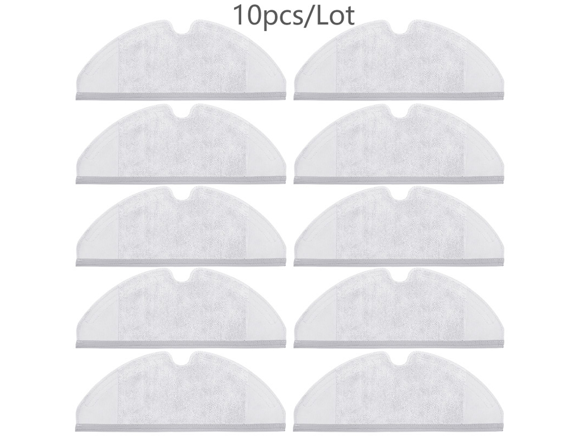 10 para Xiaomi Roborock S50 S51 Millet accesorios para aspiradoras paño de mopa 2ª generación toallita seca reemplazo limpio