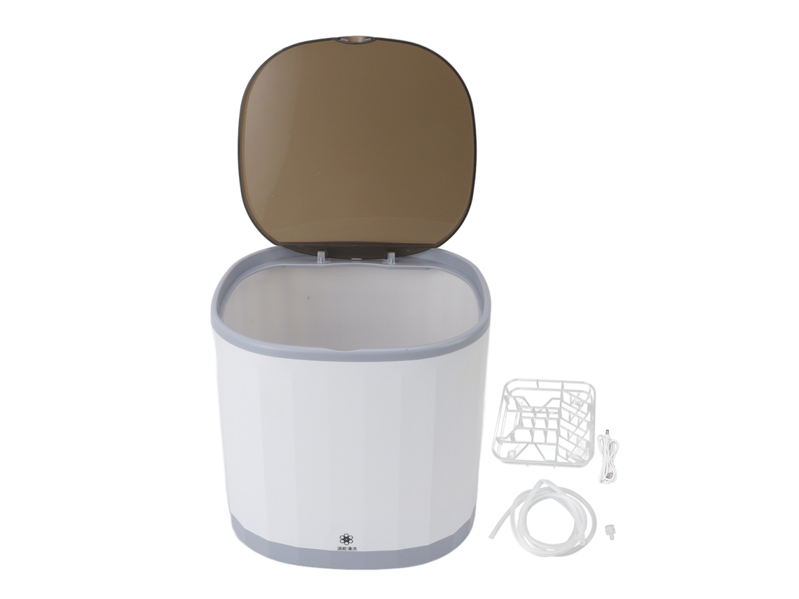 Lavavajillas Portátil Mini De 4 Litros, Recargable Por Usb, Limpieza Automática De 360° Para El Hogar.