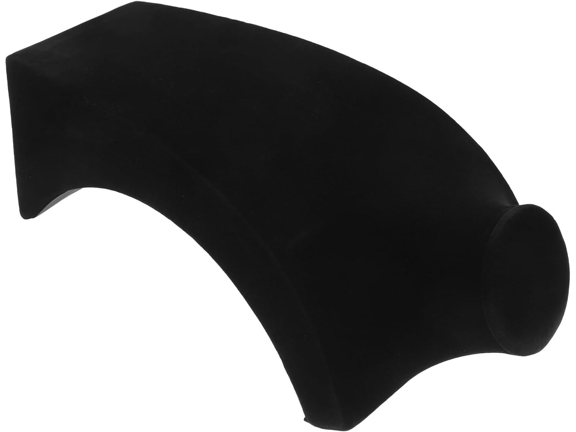 Soporte Para Joyas De 25 Cm Con Forma De Busto De Terciopelo Negro, Organizador De Collares Y Pendientes.