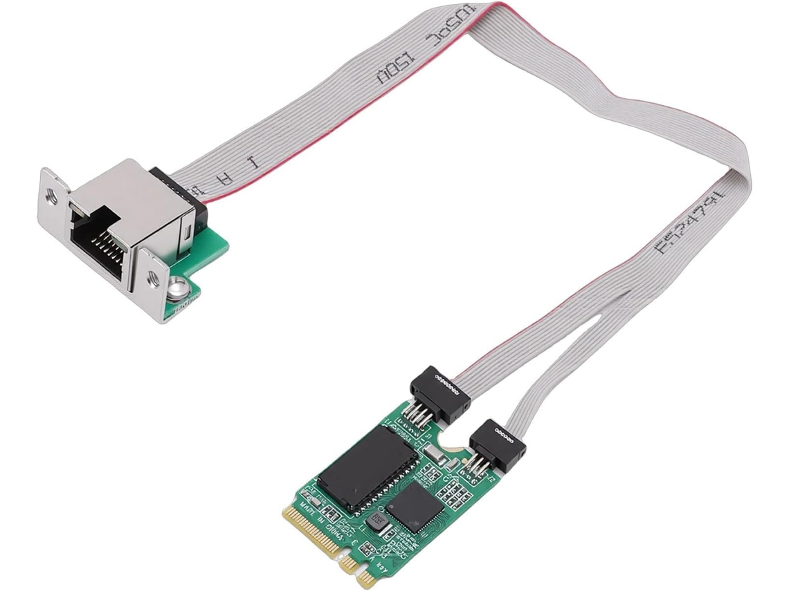 Tarjeta Gigabit Ethernet M.2 A+e Key 2.5g – Adaptador Rj45 Industrial Con Chip