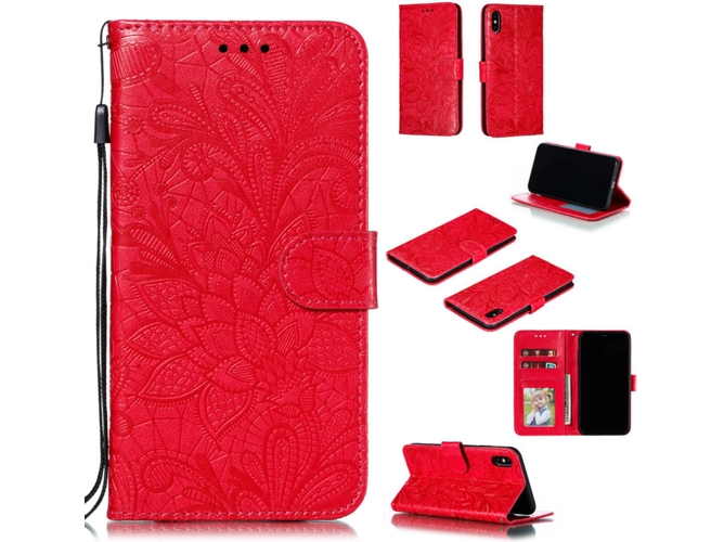 Funda iPhone XS Max WISETONY Befospey-423 Rojo