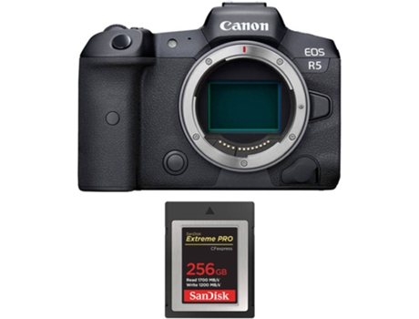 Kit Cámara CANON EOS R5 + SanDisk 256 GB (Full-Frame)