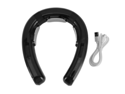 Ventilador de cuello portátil Black Semiconductor con aire acondicionado