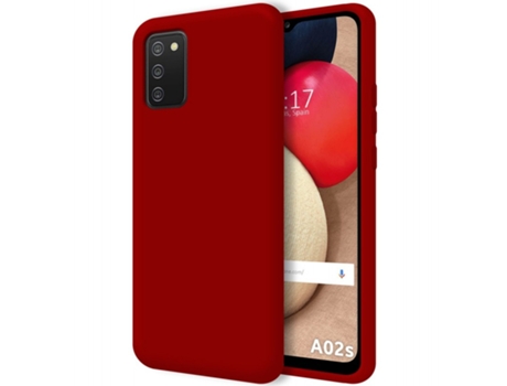 Carcasa Samsung Galaxy A02s TUMUNDOSMARTPHONE Silicona Líquida Rojo