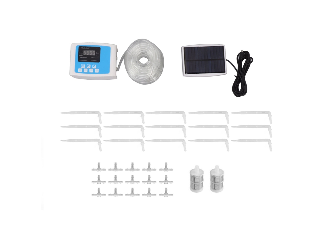 Sistema De Riego Automático Duradero Con Temporizador Y Kit De Goteo 10m Para Jardín Huerto Y Patio