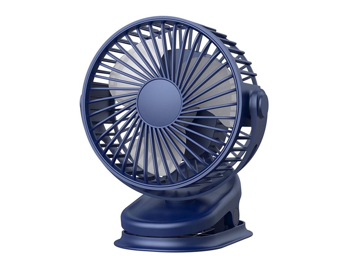 Ventilador De Escritorio Usb Con Clip, 3 Velocidades, Rotación De 360°, Portátil Y Silencioso Para El Hogar Y El Dormitorio.