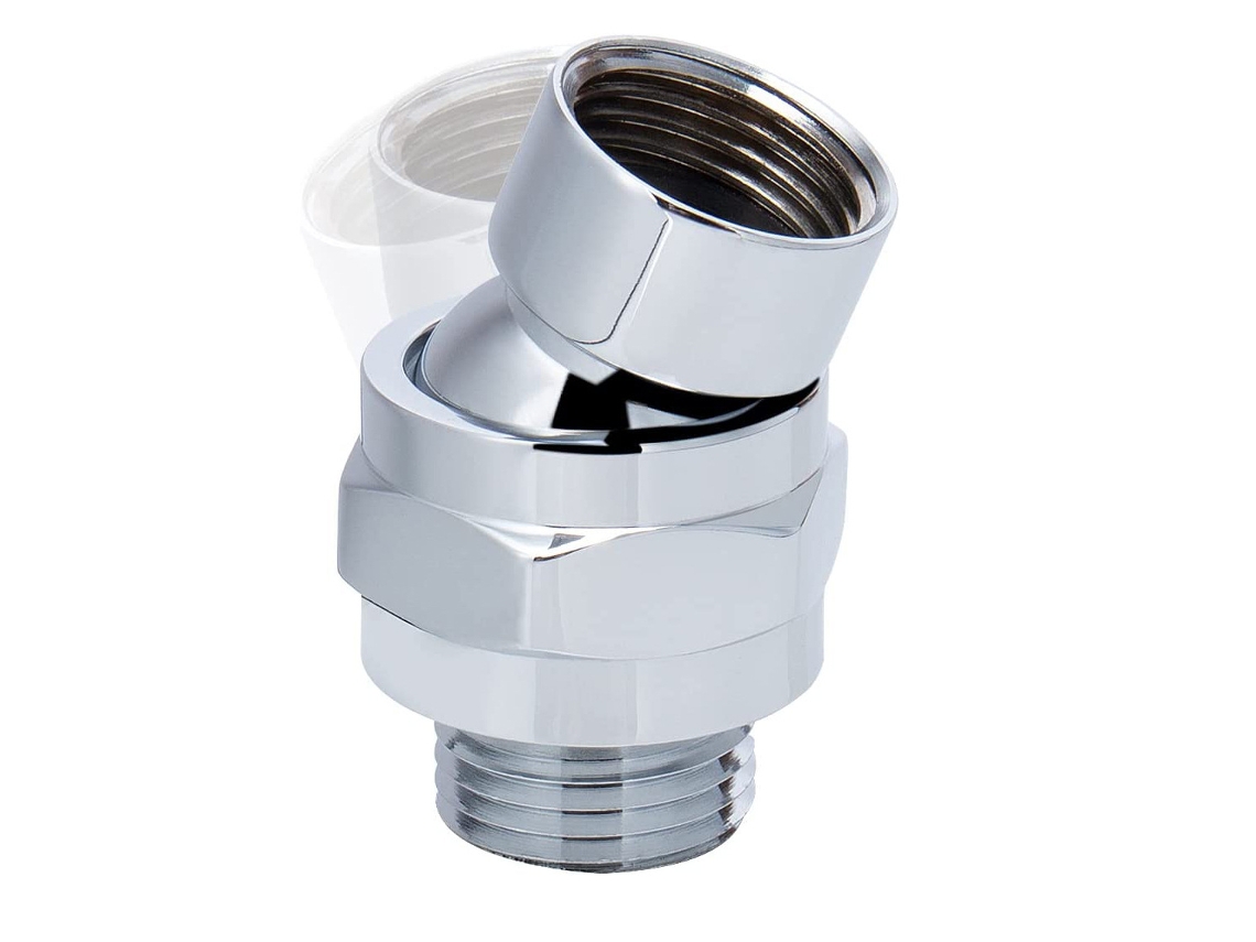 Adaptador De Junta Giratoria Universal Para Cabezal De Ducha Silver