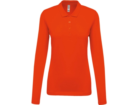 Polo de Mujer de Manga Larga Kariban Piqué (Tam: S)