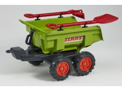 Accesorio de Juguete FALK Twin Axle Trailer + Rake & Shovel