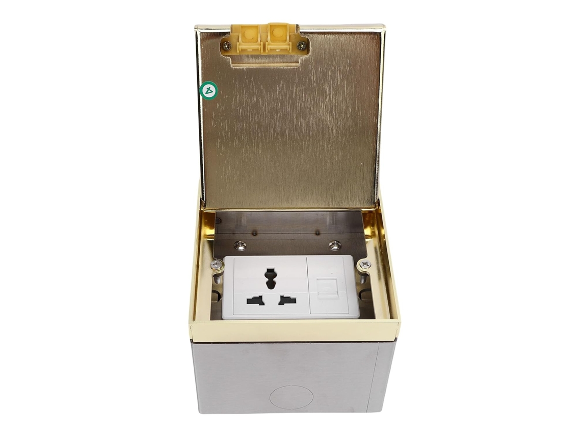 4000w, 3 Enchufes De Suelo. Ideal Para Cocinas, Cuevas Ocultas Y Resistente Al Agua.