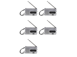 mini radios portátiles AM/FM de bolsillo, funcionan con pilas, radio AM/FM, radio portátil con amplio rango de frecuencia para personas mayores
