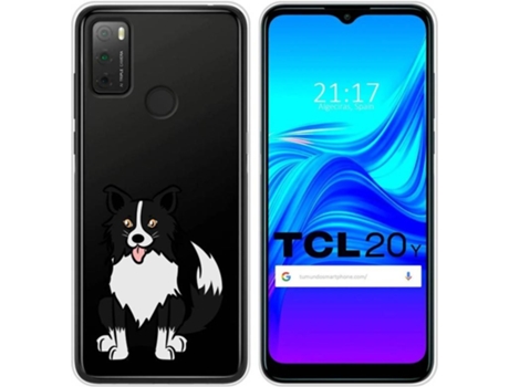 Carcasa TCL 20Y TUMUNDOSMARTPHONE Dibujos Transparente Perros 01 Multicolor