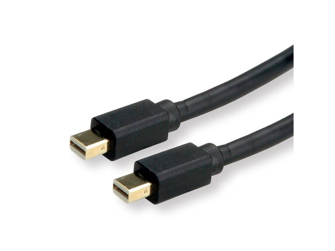 Cable ROLINE (mini DisplayPort - 1m - Negro)