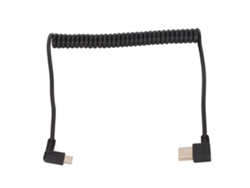 Cable Usb-c A Usb 2.0 En Espiral, Ultrafino, 480 Mbps, Extensión Para Coche.