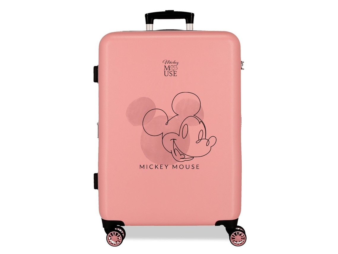 Maleta de Viaje Infantil DISNEY Outline Rosa (68x48x26cm - 70 L)
