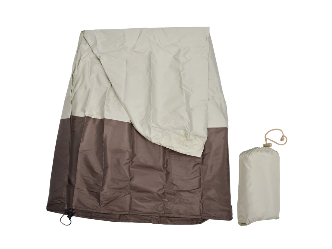 Cubierta Impermeable Para Fuente De Jardín Y Estatua De Oxford 210d Con Recubrimiento Plata Beige Y Café Protector Exterior Invierno