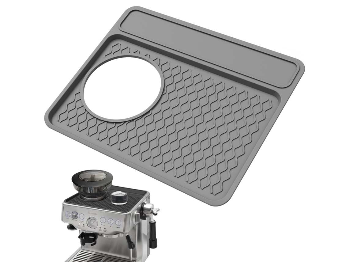 Tapete De Silicona Para Breville 870/880. Superficie Antideslizante Y Resistente A Rayones. Gris. Digitallab
