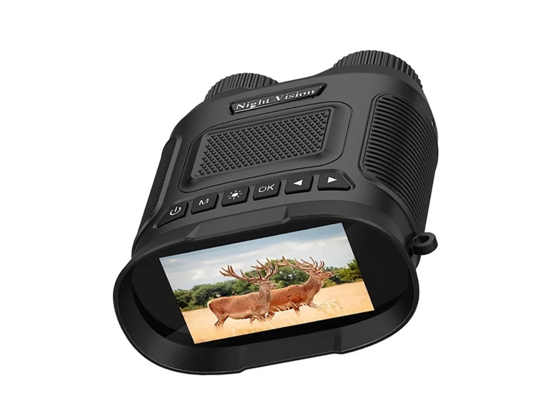 Gafas de visión nocturna impermeables Binoculares 4k con 3 pantallas y batería de litio recargable Compatible con 12 tarjetas de memoria Bestvite