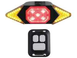 Luz trasera de bicicleta YIZHOOD DES797 (negra)