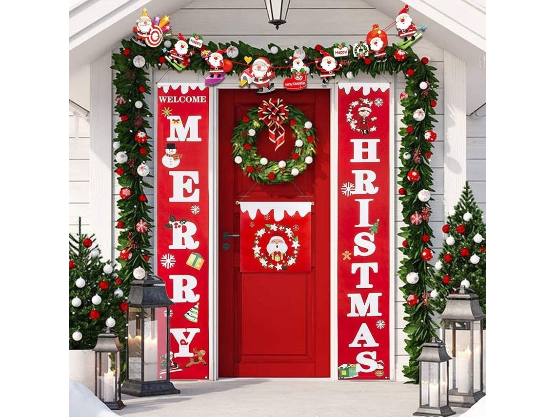 2026altiro-banderas Navideñas, Adornos Navideños Para Exteriores, Adornos Navideños Personalizados