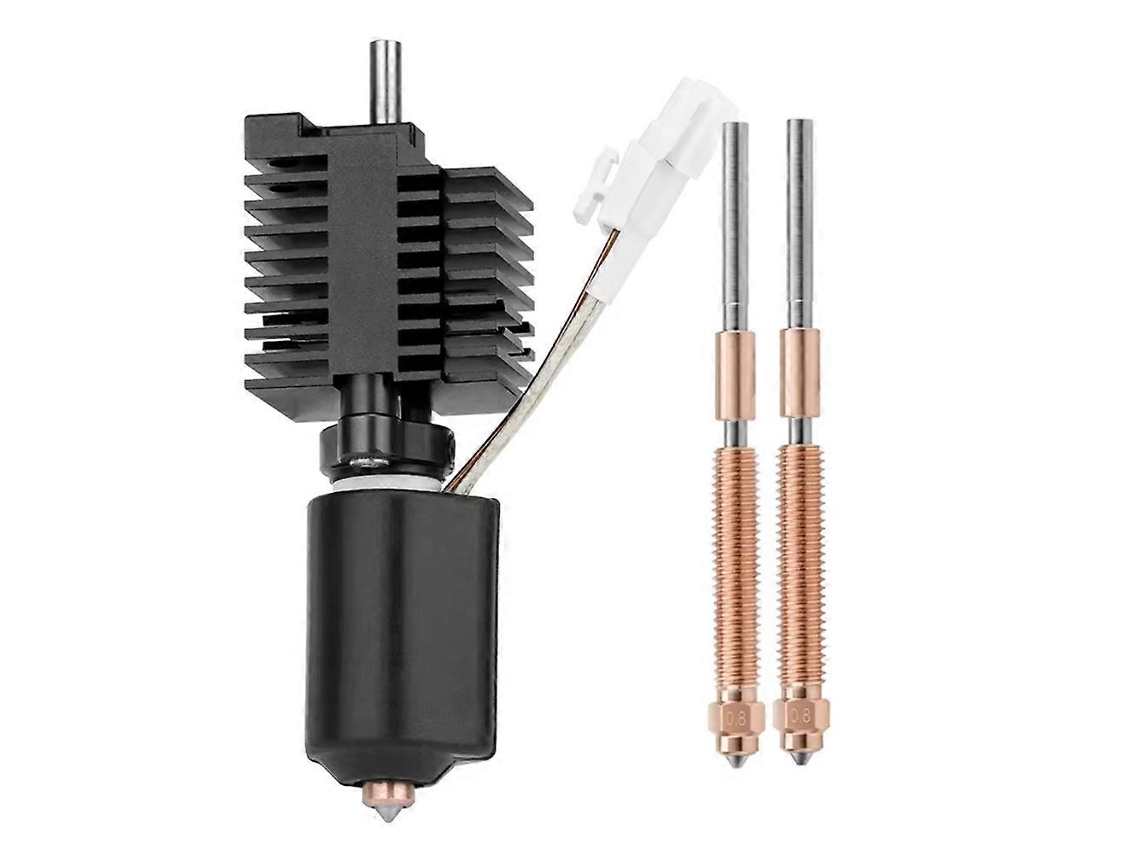 For K2 Plus Hotend Kit Ceramic Heating Block Replacement Hot End For 3d Printer Spare Parts