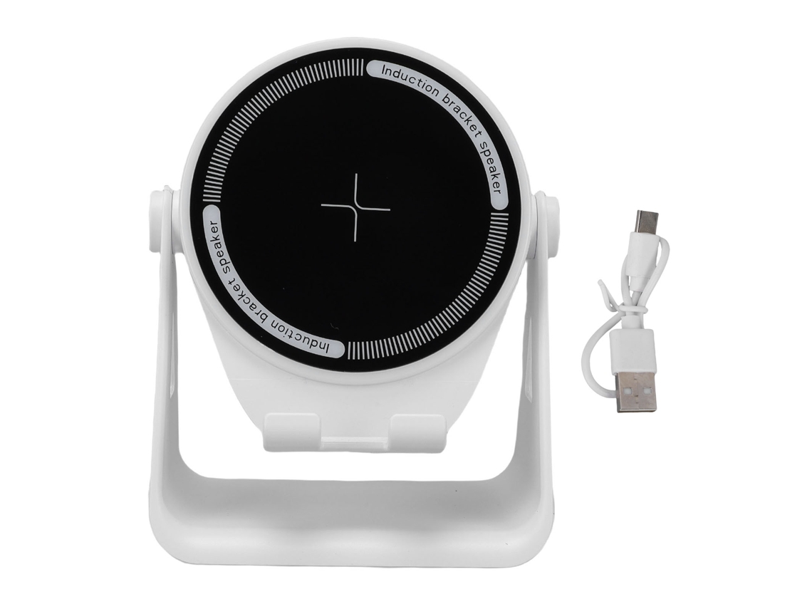 Altifalante de Indução Sem Fio EOOCOO com Suporte para Telefone