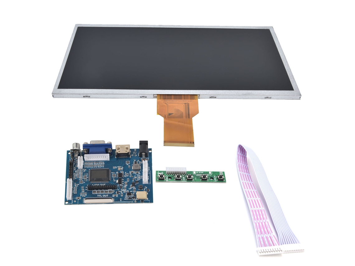 Módulo De Tela Lcd De 10 Polegadas Tft Com Interface Hdmi Para Raspberry Pi (painel De Controle)