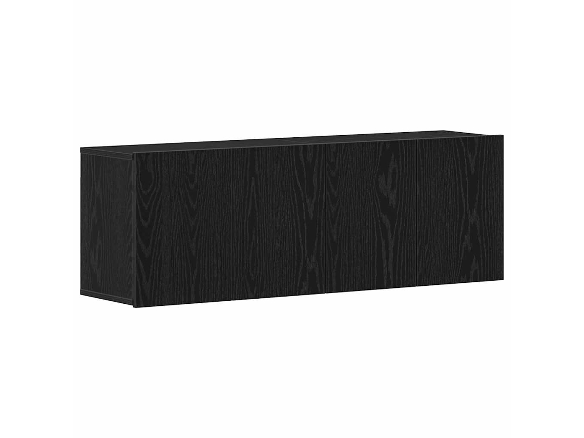 Maison Exclusive - Muebles De Tv 2 Piezas Roble Negro 120x30x41 Cm Madera De Ingeniería