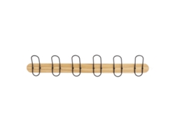 Percha Metálica De Madera De 6 Cabezas 5 FIVE SIMPLY SMART