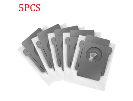 5 piezas de repuesto de bolsas de filtro de polvo para Irobot Roomba I/E/S Series I7 I7 Plus E5 E6 S9 piezas de Robot aspirador Accesorios