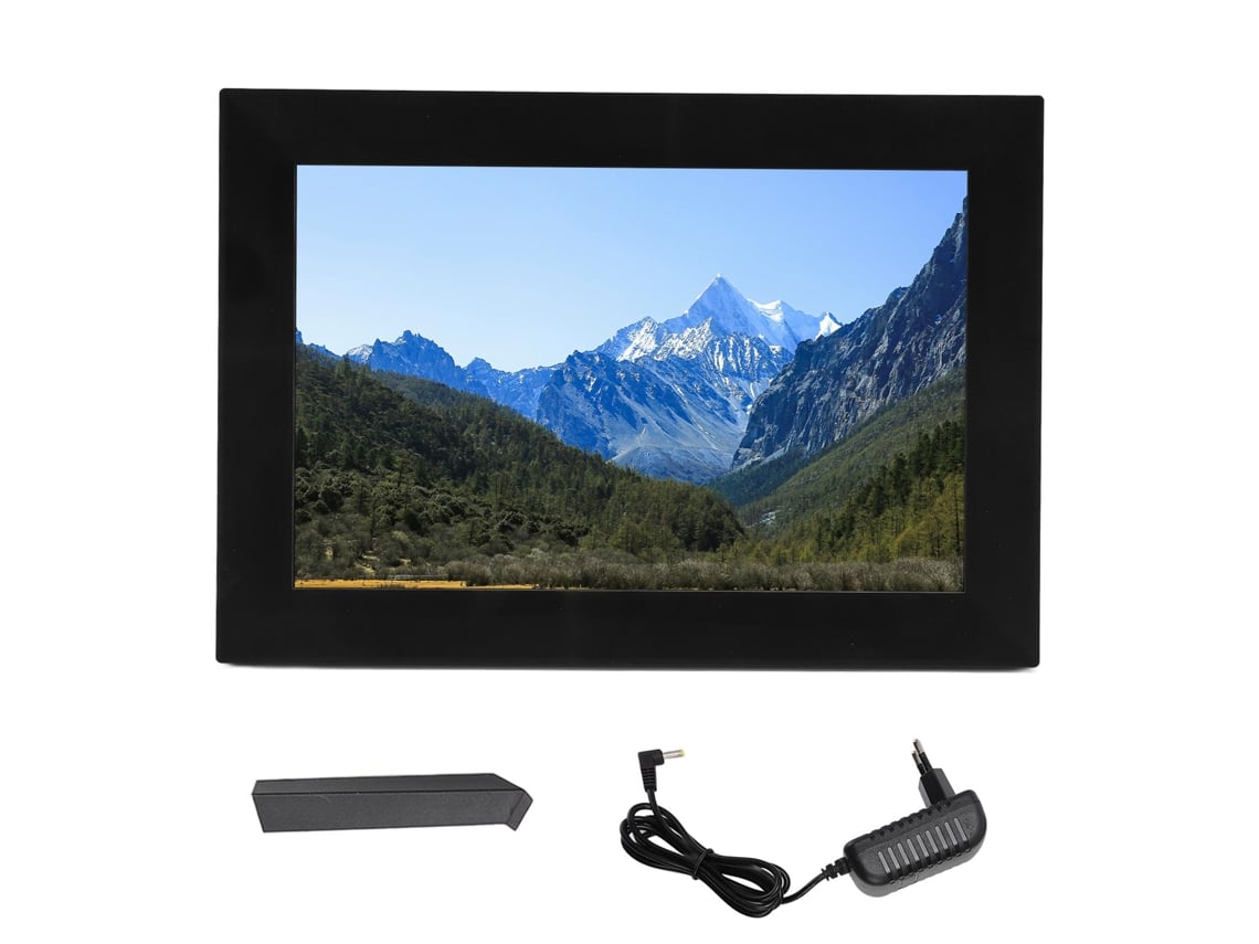 Marco De Fotos Digital Inteligente Con Pantalla Táctil Ips Hd Y Wifi De 10,1 Pulgadas Con Almacenamiento Integrado De 16 Gb Y Aplicación Para El Hoga