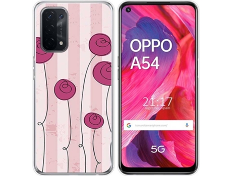 Carcasa Oppo A54 5G / A74 5G TUMUNDOSMARTPHONE Flores Vintage Multicolor