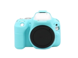 Funda protectora de silicona suave para Canon Eos 250d Azul Zruxe