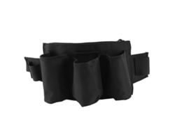 Bolsa De Herramientas Para Electricistas Impermeable Con 3 Bolsillos Fabric Oxford Multiusos Cinturón Negro