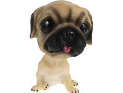 Figura De Perro Cabezón, Coche Con Cabezón, Decoración Del Hogar, Accesorio De Dibujos Animados De Resina