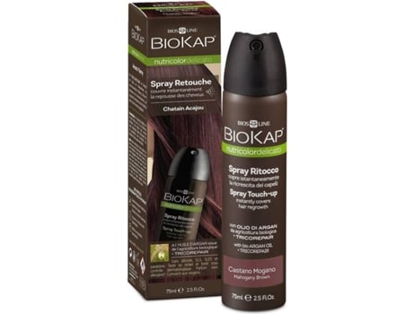 Spray para el Pelo BIOKAP Nutricolor Touch Up Brown (75 ml)