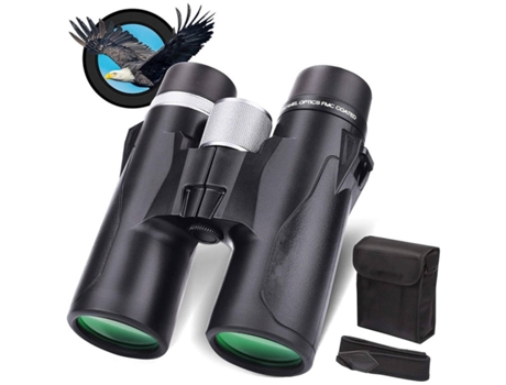 Prismáticos ENZONS Sv40 Potente para adultos 10X42 Hd Correa de cuello portátil ligera para observación de aves-Negro