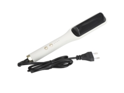 2026-pincel Alisador Eléctrico De Cabelo Com Aquecimento Rápido Ajustável, Ondulador Duplo, 110-240v, Plugue Eu Para Salão E Lar