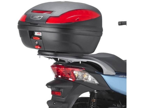 Fixación GIVI Traseira Tronco Monolock Honda Sh 300I Negro