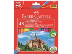 Lápiz de Color FABER-CASTELL Ecolápis (Conjunto 48 Unidades)