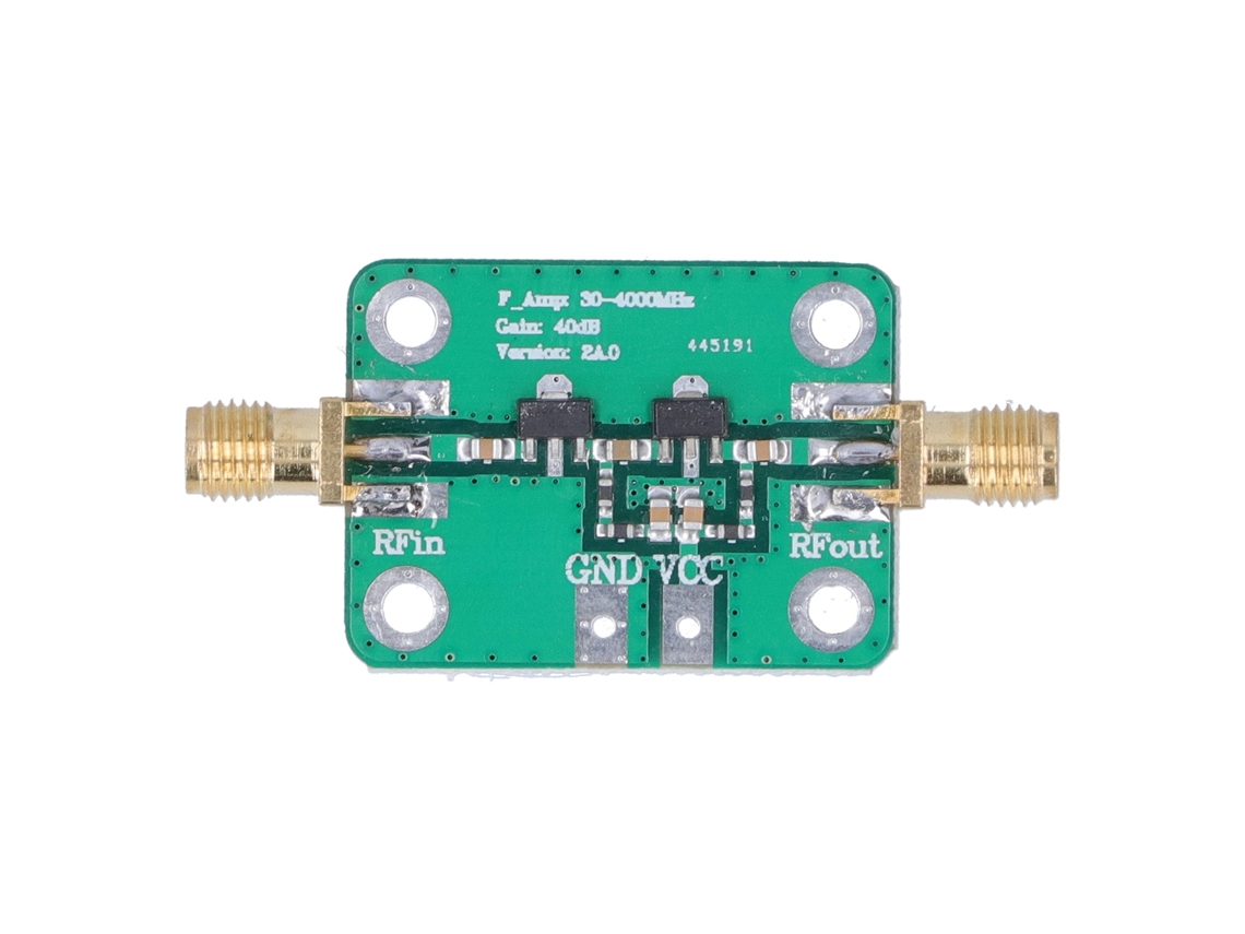 Módulo amplificador de potencia de RF con ganancia de 40 dB, componentes electrónicos de 30 a 4000 MHz.