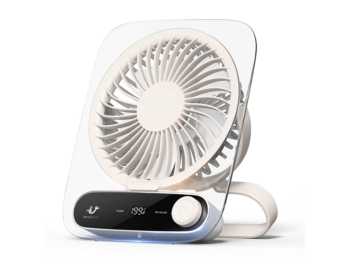 Ventilador De Mesa Eifson 199 Velocidades, Silencioso, 3-10h De Autonomíablanco