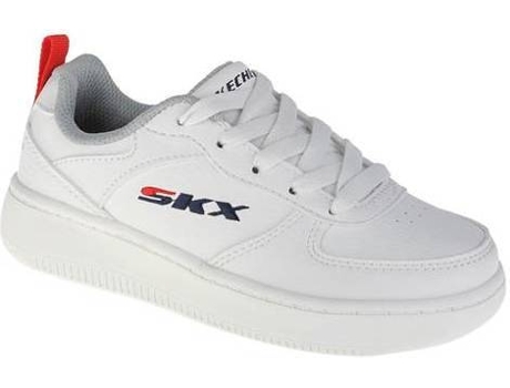Botas SKECHERS Cuero Sintético Niños (30 - Blanco)