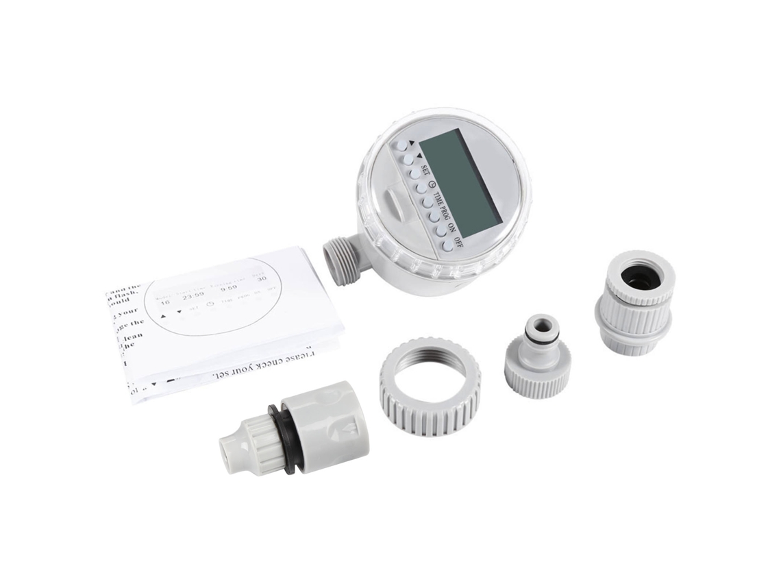 Controlador de riego solar con temporizador LCD digital