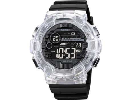 VEANXIN Reloj digital Relojes impermeables Reloj de pulsera con luz trasera LED-Oro