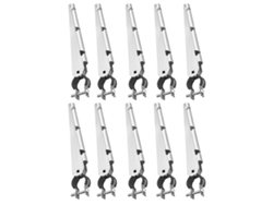 10 Pcs Extensores De Postes De Cerca De Succebuy 375 Mm, Diseño De Soporte En U