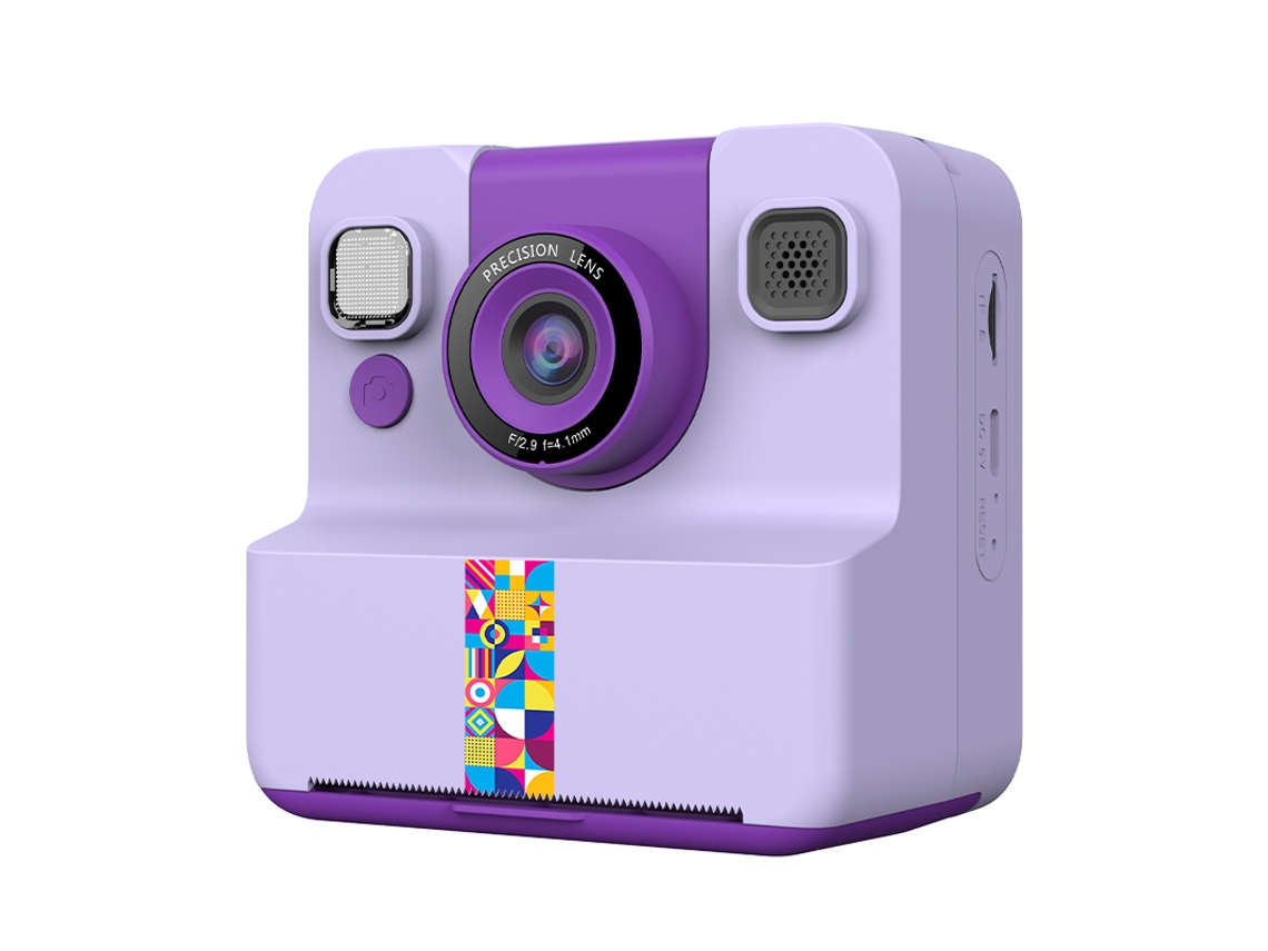 Cámara De Impresión Instantánea Para Niños A30, 2400 W, Pantalla Ips De 2,4 Pulgadas, Lente Abatible De 180°, Vídeo 1080p, Tarjeta Tf De 32