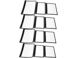 Juego De 12 Estuches Transparentes Con Cremallera Para Juegos, Bolsas De Almacenamiento De Plástico.