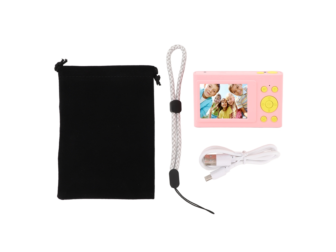 Cámara Digital Para Niños 1080p 12mp Con Zoom Digital 16x Pantalla 2.4 Pulgadas Llavero Cámara Compacta Pequeña Para Niños Niñas