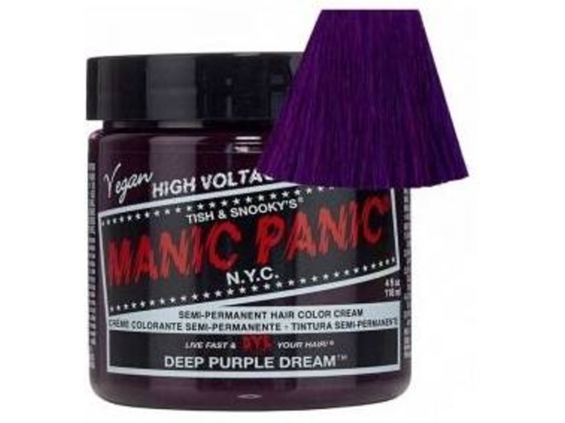 Crema de Coloración Semi-Permanente MANIC PANIC Deep Purple Dream (118 ml)